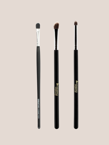 Eye makeup brushes set