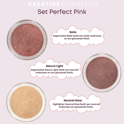 Eyeshadows set Perfect Pink