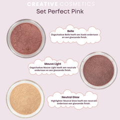 Eyeshadows set Perfect Pink